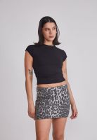 Polera Mujer Recogido Costados Negro Sioux