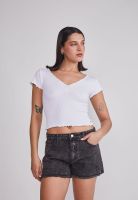 Polera Mujer Rulet Blanco Sioux