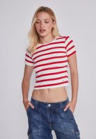 Polera Mujer Red Blanco Sioux