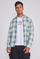 Camisa Hombre Escoces Bolsillo Verde Sioux