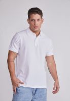 Polera Hombre Piqué Blanco Sioux