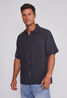 Camisa Hombre Relaxed 2 Bolsillos Negro Sioux