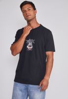 Polera Hombre Corazón Espinas Negro Sioux
