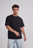 Polera Hombre Basic Lisa Negro Sioux