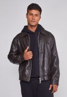 Chaqueta Hombre Eco Cuero Burdeo Sioux