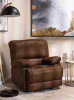 Berger Reclinable Moderno Cuero Viejo Castle 98023R4