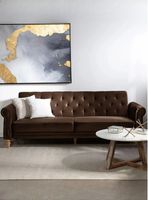 Sofá Futón 3 Cuerpos Clásico Milán EG2025