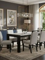 Juego de Comedor 6 Sillas Moderno Belice Blanco D2506