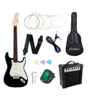 Combo Guitarra Eléctrica Negra + Amplificador Fiddler