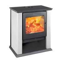 Calefactor a Leña Amesti Classic 500 Blanco