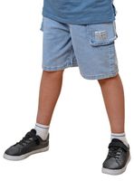 Bermuda Mezclilla Niño Elasticado