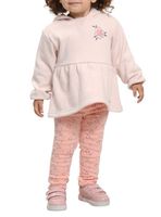 Conjunto Polerón y Calza Interior Peludo Bebé Niña