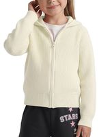 Chaleco Niña Liso con Gorro