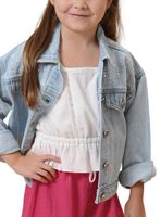 Chaqueta Mezclilla Niña Algodón