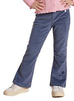 Calza Flare Tipo Cotelé Interior Peluda Niña