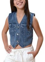 Vest Mezclilla Niña