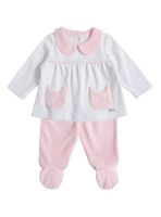 Conjunto Plush Bebé Niña 2 Piezas con Bordado