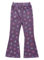 Calza Interior Peludo Flare Niña con Estampado