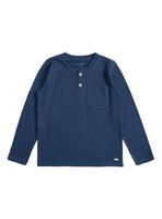 Polera Manga Larga Niño Slub Jersey Algodón con Bolsillo