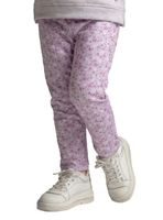 Calza Interior Peluda Bebé Niña Florcitas