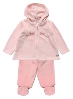 Conjunto Plush Bebé Niña Con Gorro