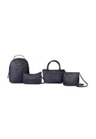 Pack de 4 Nautica Mochila + bandolera + Cartera + Bolso tipo cartera azul