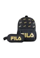 Pack Fila Mochila 10lts Urbanix + Estuche Neceser Spark negro-gold