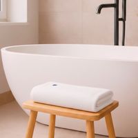 Toalla de Baño Cuerpo Nautica Home 100% algodón alta calidad 76x152cm blanca