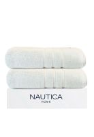 Pack 2 Toallas de Baño Nautica Home 100% algodón 76x137cm gris claro