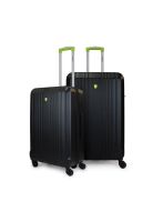 Pack 2 maletas M+L Olympia 20k y 23K negra-verde