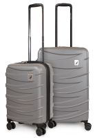 Pack 2 maletas S+M Mónaco de 10 y 20kg gris Nautica