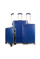 Set de 3 maletas S+M+Nautica Bahamas azul