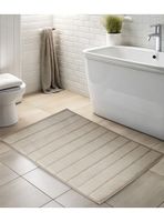 Alfombra de baño Nautica Home 50x80cm coralina ultra suave marfil