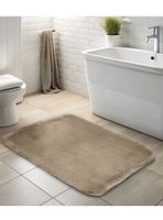 Alfombra de Baño Nautica Home flannel 50x80cm absorbente Beige