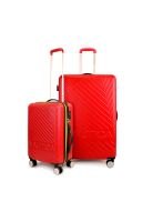 Pack 2 maletas Nautica S+L Bahamas 10kg y 23kg roja