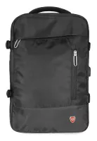 Mochila Viral negra con usb Swiss Bag