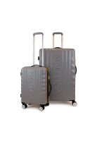 Pack 2 maletas Nautica S+L Polonia 10kg y 23kg gris