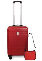 Pack Nautica Maleta cabina Bora 10kg + Crossbody Diana roja