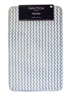 Alfombra de Baño Nautica Home Memory Foam 40x60 cm Cuadros Azul