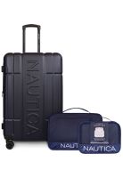 Pack Maleta grande Amsterdam 23k azul + Organizador Nautica