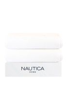 Pack 2 Toallas de Baño VIS Nautica Home 100% algodón suave 76x137cm blanca