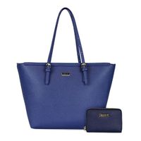 Pack Cartera Tempo Royal blue + Billetera Trifold Azul