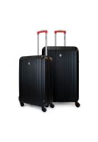 Pack 2 maletas M+L Olympia 20y 23kg negra-roja