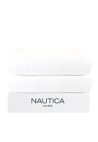 Pack 2 Toallas de Baño Nautica Home 100% algodón alta calidad 76x152cm blanca