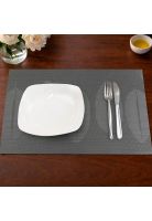Individual de mesa Nautica Home 45x30cm reversible hojas gris