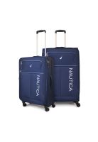 Pack 2 maletas de tela M+L Nautica Valencia 20k y 23k azul