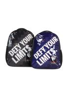 Pack Wilson 2 mochilas infantil Logan negra y azul