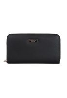 Billetera mujer Bessie negra Kenneth Cole