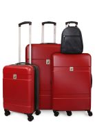 Set Nautica 3 Maletas Bora roja S+M+L + Mochila Malik