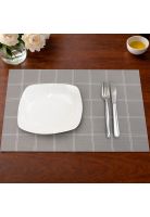 Individual de mesa Nautica Home 45x30cm gris a cuadros
